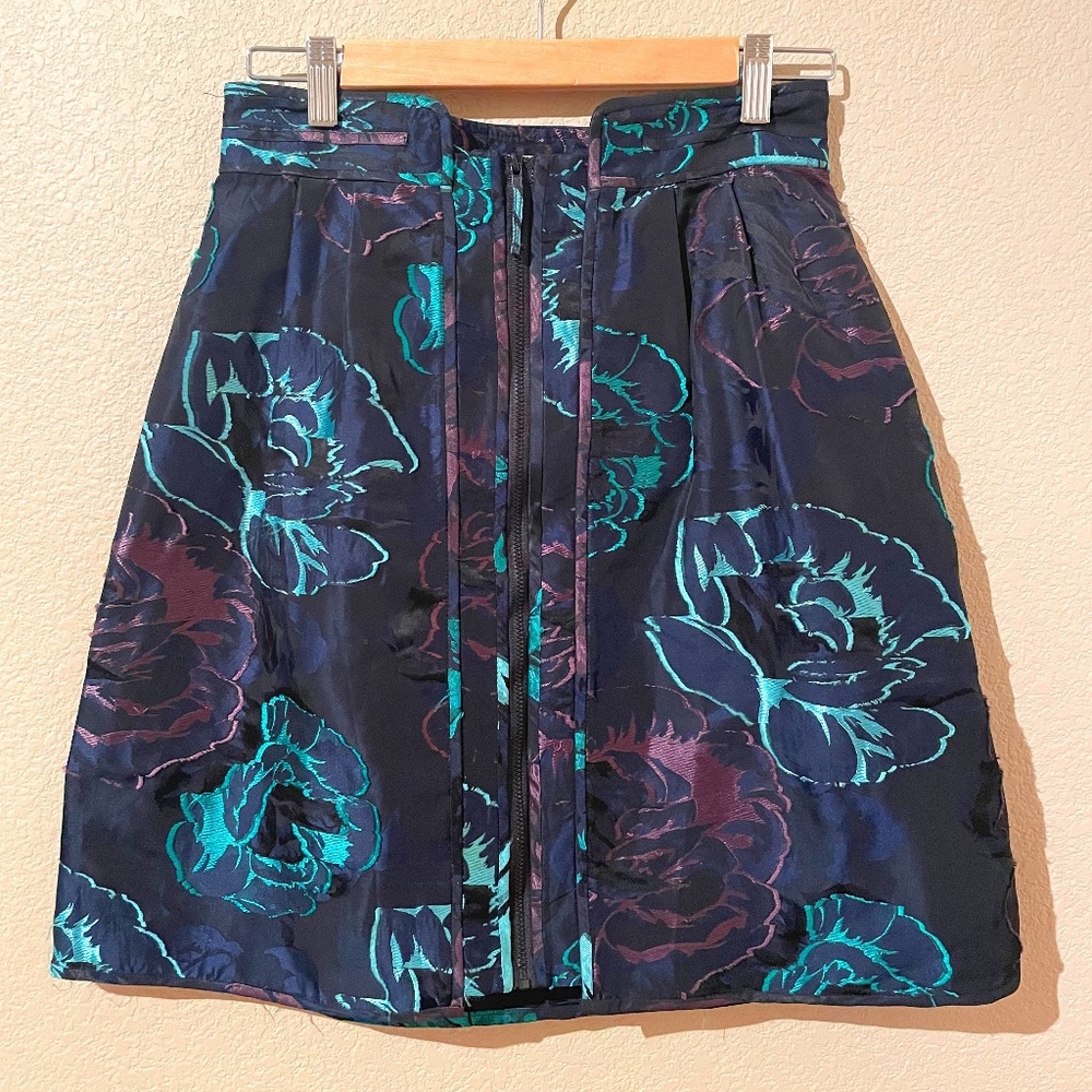 WALTER Zip-up Multi-colored Mini skirt | Size 6